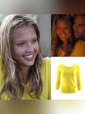 3/4 Sleeve T-Shirt As Seen On Jessica Alba in ‘Into the Blue’
